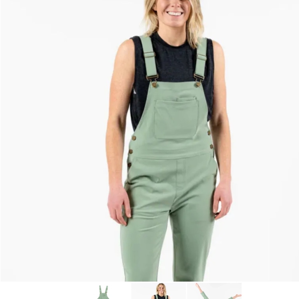 Wild Rye Green Overalls